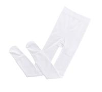 Yeeteepot Leggings Cálidos para Niñas Invierno Opacas Medias Cintura Alta Polainas Elásticos Leotardos Térmicos Pantalones Blanco, L