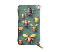 yefan Cartera Insect Atlas, con cremallera, gran capacidad, puede contener 12 tarjetas.