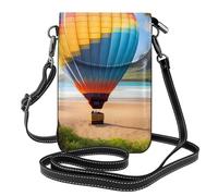 yefan Hawaii Hot Air Balloon - Bolso cruzado para mujer, cartera con cremallera para teléfono y bolso de hombro, correa de hombro ajustable.