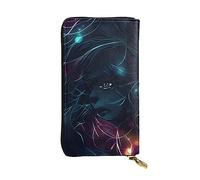 yefan The Girl in The Dream - Cartera con cremallera para mujer, cartera larga para mujer, cartera organizadora de múltiples tarjetas y cartera de mano, Black, Talla única