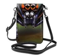 yefan Tropical Rainforest Spiders - Bolso cruzado para mujer, cartera con cremallera para teléfono y bolso de hombro, correa de hombro ajustable.