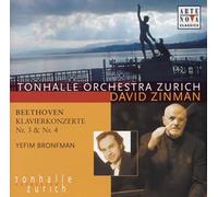 YEFIM BRONFMAN/ZINMAN & TONHALLE O - Beethoven:Piano Concertos 3&4