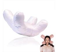 YeGang Almohada facial impecable, almohada de belleza antiarrugas para el cuello, prevención de arrugas, almohada de espuma viscoelástica para dormir boca abajo, cómoda almohada de apoyo para dormir