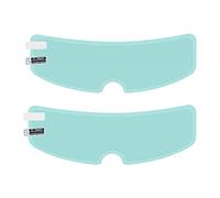 Yeglg 2 protectores antivaho, protector universal para motocicleta, transparente, para casco, película antivaho, material de estructura molecular especial, adecuado para cascos completos