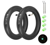 YEHOLDING 12 pulgadas cochecito manguera 12 1/2 x 2 1/4 57-203 doble fuerza manguera con válvula angular 45 ° incl. palanca de montaje, manguera de 12,5 x 2,25 compatible con cochecito triciclo