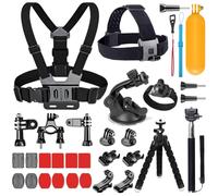 YEHOLDING 25 en 1 Accesorios Compatible con Gopro,Kit de Accesorios para cámara de acción Compatible con Go Pro Hero 13 12 11 10 9 8 MAX 7 6 5 4 3 SJ4000 y Otras cámaras Deportivas