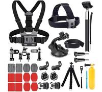 YEHOLDING 25-en-1 Accesorios para Gopro,Kit de Accesorios para cámara de acción para GoPro Hero 13 12 11 10 9 8 MAX 7 6 5 4 3 SJ4000 y Otras cámaras Deportivas