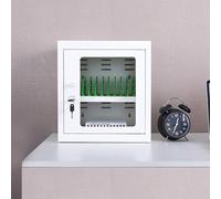 YEHOZZ Estación De Carga para Celular con Cerradura, Taquilla para Almacenar Celulares con Capacidad para hasta 6-60 Teléfonos, Puerta Resistente a Golpes para Escuelas Y Aulas 12slots