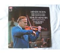 Yehudi Menuhin - ASD 2809 YEHUDI MENUHIN Mendessohn Violin Concerti LP