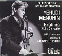 Yehudi Menuhin: Brahms Violin Concerto in D, Op. 77 BBC Music Vol. VI No. 1 by Unknown (1997-01-01)