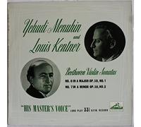 Yehudi Menuhin / Louis Kentner - EMI - ALP 1354: Beethoven - Violin Sonatas No 6 and No 7: Yehudi Menuhin / Louis Kentner: Vinyl LP