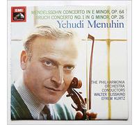 Yehudi Menuhin - Mendelssohn Concerto in E Minor, Op. 64, Bruch Concerto No. 1 in G Minor, Op. 26 [LP]