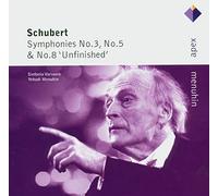 Yehudi Menuhin & Sinfonia Varsovia - Schubert : Symphonies Nos 3, 5 & 8, 'Unfinished' - Apex