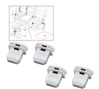 YehVeh - Juego de 4 clips para coj n de sujeci n de hebilla de tarjeta de asiento trasero universales para veh culo