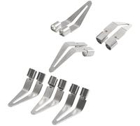 YehVeh - Juego de 6 cabezales de repuesto para soldador de plástico de 100 W, cabezal de punta triangular de hierro, para pistola de soldadura de plástico de 100 W, máquina de soldadura por calor con