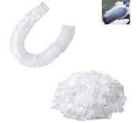 YehVeh Paquete de 10 fundas desechables para asiento de motocicleta, impermeables, de plástico, protector contra el polvo, protector de bolsillo compacto, protector de lluvia para bicicleta eléctrica,