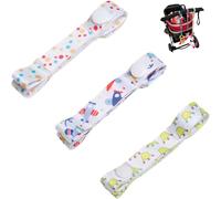 YehVeh - Paquete de 3 correas para vasos con boquilla, soporte universal para cochecito, organizador de correa, asa antica das para juguetes, cad