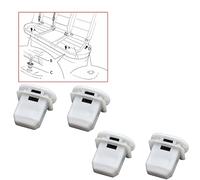 YehVeh Paquete de 4 clips universales para asientos traseros de coche, cierre fijo para Audi A3 A4 A6 Q3 Q5 Volkswagen Buick Chevrolet Toyota