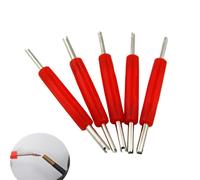 YehVeh Paquete de 5 removedores de ncleo de vlvula 2 en 1, herramienta de extraccin de ncleo de vlvula de neumtico de doble cabezal para re