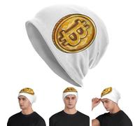 YEHWHCOAO Bitcoin BTC Los Bancos compran Bitcoin Hombres Mujeres Gorros Adultos Sombreros Sombreros de Tejido Sombrero Sombrero Tejido Moda Otoño, Invierno Exterior Sombreros Skullies