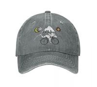 YEHWHCOAO Día de la Bicicleta Albert Hofmann Gorra de béisbol Unisex LSD Acid Blotter Party Gorras Vaqueras desgastadas Sombrero de Corredor para Exteriores Vintage Tocado para Correr al Aire Libre
