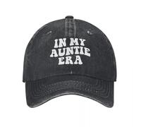 YEHWHCOAO Hombres, Mujeres en mi era de tía, Gorra de béisbol Estampada, Gorra Ajustable de Camionero para papá, Gorra Snapback de béisbol