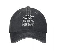 YEHWHCOAO Mujeres Hombres, perdón por mi Marido, Gorra de béisbol Estampada, Camionero Ajustable, Gorra de béisbol Snapback