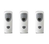 Yeihhtuk 3X Dispensador AutomáTico Ambientador de Aire Ambientador del Cuarto de BañO Temporizado en Aerosol Montado en la Pared, Dispensador de Aroma AutomáTico