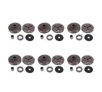 Yeihhtuk 6X Tambor de Embrague y Embrague y Rueda Dentada y Cojinete de Agujas Apto para Motosierra China 4500 5200 5800