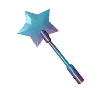 YEJAHY Varita Mágica para Tarjetas de Crédito y Pago sin Contacto, Soporte para Tarjetas con Diseño de Estrella en 3D, Accesorio de Pago Magic Wand con Ranura Oculta, Azul Violeta