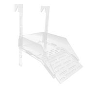 YEJBBUC Plataforma colgante de tortuga para tomar el sol, terraza para tritones de rana, reptiles pequeños, transparente, S