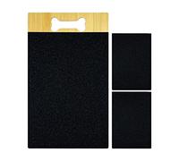 YEJBBUC Tabla de rascar para perros, para cuidado de uñas, no teme, resistente al desgaste, color negro, 40 x 22 cm