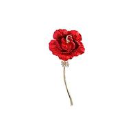 YEJIANGHUA Delicado Micro-set Zircon Clavel Broches Elegante Atmósfera Flor Pin Adecuado for Mujer Accesorios Joyería Regalo del Día de la Madre Natural