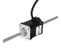 YEJMKJ Motor paso a paso Nema 17 TR8x8 de 350 mm, 2 fases, 1,8 ° de alto par de 0,7 Nm, bipolar 2,5 A, 1,5 Ω, 59 mm, 42 pasos con cable T8 de 350 mm de 1 m para impresora 3D, robot de bricolaje, CNC