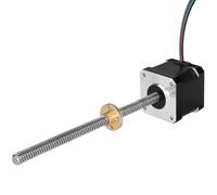 YEJMKJ Nema 17 Motor paso a paso TR8x8 310 mm con tornillo de plomo T8 2 fases 1.8 ° Alto par 0.44 Nm (62.31 oz·in) bipolar 1.7A 2.2Ω 42 x 39 mm, 4 cables con cable 1 m para impresora 3D, máquina CNC