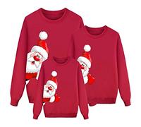 Yekdmxop 2024 Sudaderas Navidad Familia Baratos Jumper Elfo Navideños Talla Grande Suéter Unisex Natal Tops Camiseta Navidad Familia Reno Jersey Camisolas Natal Familia Pullover Navideño B