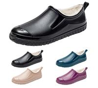 Yekdmxop Botas De Lluvia De Mujer Botas De Goma A Prueba De Lluvia Botas De Lluvia De Las Mujeres Cómodos Zapatos De Lluvia De Pvc Boots Lluvia Para Jardinería Y Pesca Black Friday 2024, Negro , 40