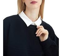 Yekdmxop Cuello desmontable mujer, desmontable cuello falso elegante cuello falso medio clásico Dickey solapa falso decorativo blusa falsa cuello falso cuello falso para niñas y mujeres, Color blanco
