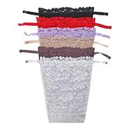 YEKEYI 3 piezas de cobertura de escote para mujer, camisola de encaje con clip, brasier falso, inserto de superposición de panel modestia, 6P US, 36