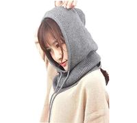 YEKEYI Gorro estilo pasamontañas para mujer, gorro de punto de cachemira para invierno, gorro de esquí, para exterior