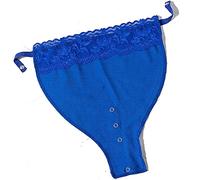 YEKEYI Lady Lace Clip-on Mock Camisola Bra Insertar Superposición Modestia Panel Chaleco, Plussize Blue, 6 Plus