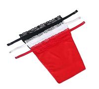 YEKEYIYE - 3 piezas de camisola de encaje con clip para mujer, con inserto de sostén, panel modesto, chaleco YEKEYI, Blawhired, Talla única