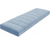 Yekuhe Funda de Cojines para Bancos tamaño Personalizado, 5cm Grosor, Funda de Cojín Lavable y Desmontable, para Interiores Y Exteriores Silla De Banco Comedor Cocina,Custom(Azul Claro,100X35X5cm)