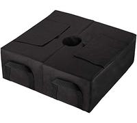 YELAIYEHAO - Soporte para Paraguas de Exterior y de fácil instalación, fácil de Instalar, para sombrilla de Patio, Bolsa de Peso Desmontable con Gran Apertura para Patio, Playa, Exterior, voladizo