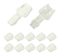 YELARXI Cierre de cordón con cremallera, clips de plástico para zapatos, puntas de extremo de cordón, ajuste para cordones (sin atar, zapatilla de correr, mochila, cordones de paracaídas), paquete de