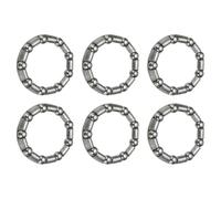 YELARXI Rodamientos de bolas de bicicleta, retenedor de cojinete de manivela de bicicleta de acero inoxidable #6-Fitfor (MTB Bike Crank-Bottom Bracket-Frame Bearing Repair) 3/16 pulgadas x 9 bolas y