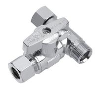 Yeleah Sistemas de agua Adaptador de agua de alimentación Válvula de parada 3/8 "x3/8 "x3/8 "divisor de línea de agua 3/8" divisor de línea de agua Refrigerador Máquina de hielo Kit de línea de agua para filtros de agua RO Refrigerador Máquina de hielo