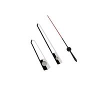 YELEMEABHB 1052 Esfera de Corte Brillante sin Ajuste Luminoso NH34 35 36 38 70 Movimiento SKX007 Manecillas del Reloj Mano(Silver Black Orange)