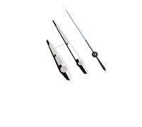 YELEMEABHB 1053 Esfera Cortada C3 Verde Luminoso Ajuste NH34 35 36 38 70 Movimiento automático SKX007 Manecillas del Reloj Mano(Silver Black Blue)