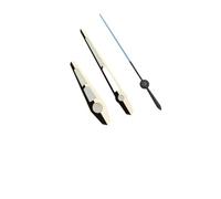 YELEMEABHB 1053 Esfera Cortada C3 Verde Luminoso Ajuste NH34 35 36 38 70 Movimiento automático SKX007 Manecillas del Reloj Mano(Gold Black Blue)